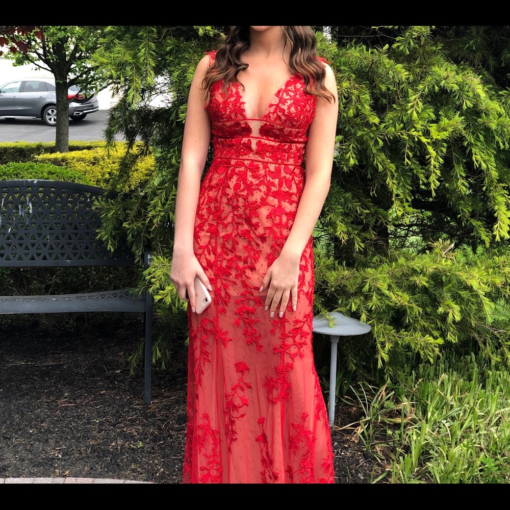 floorlength sherri hill prom dress